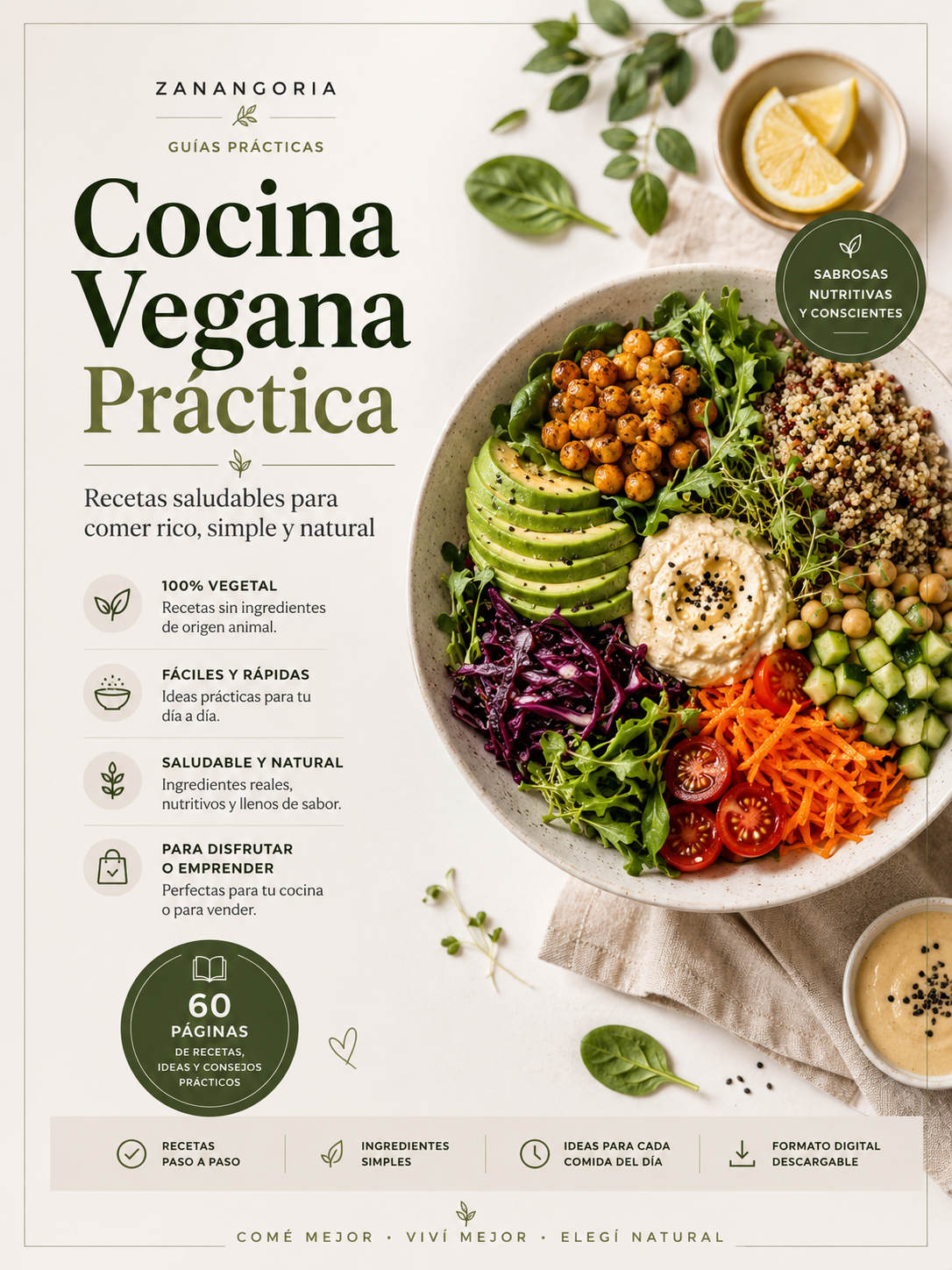 Cocina Vegana Práctica: Recetas Saludables para Todos los Días